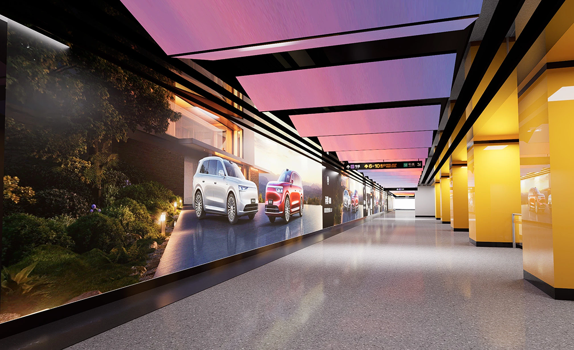 上海地铁站厅超级灯箱LED大屏媒体推荐